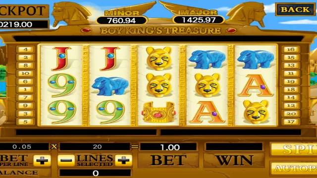 Skrin permainan Boy King di 918Kiss BolehSpin