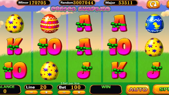 Skrin permainan Easter di 918Kiss BolehSpin