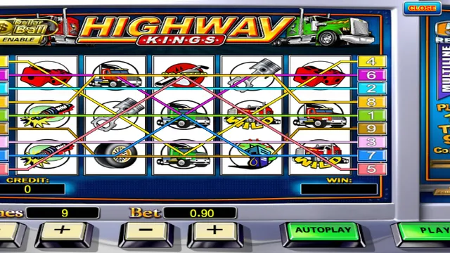 BolehSpin 918Kiss 里的 Highway 游戏画面