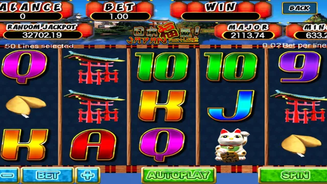Skrin permainan Japan Fortune di 918Kiss BolehSpin