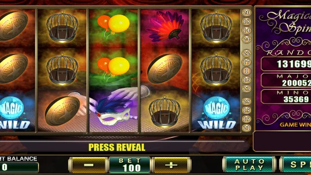 Skrin permainan Magic di 918Kiss BolehSpin