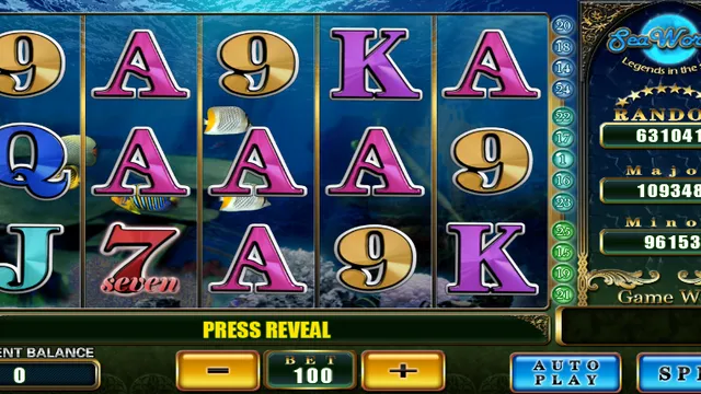 Skrin permainan Sea World di 918Kiss BolehSpin