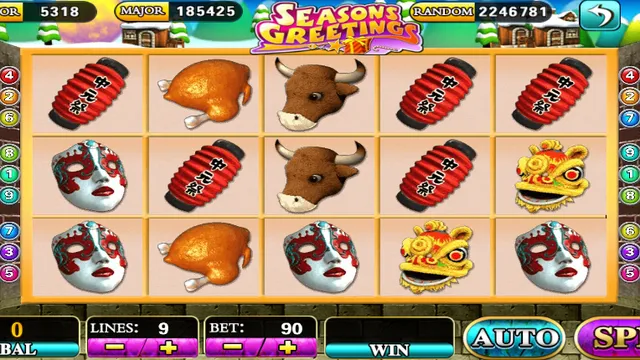 Skrin permainan Seasons di 918Kiss BolehSpin