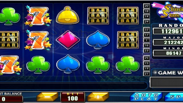 Shining Stars game screen on 918Kiss at BolehSpin