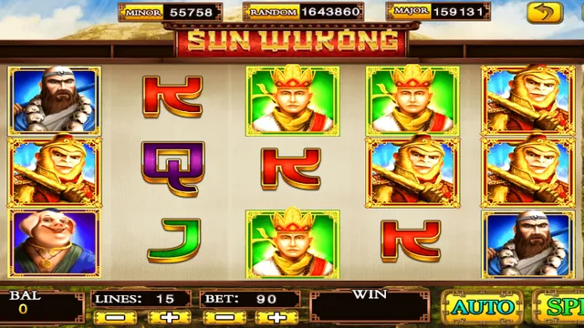 Skrin permainan Wu Kong di 918Kiss BolehSpin