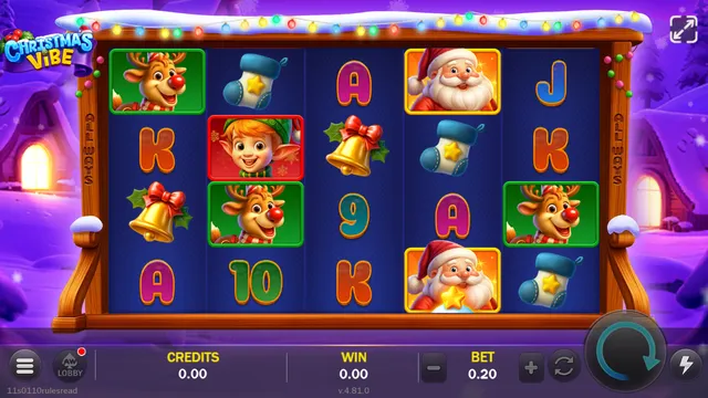 BolehSpin ACEWIN 里的 Christmas Vibe 游戏画面