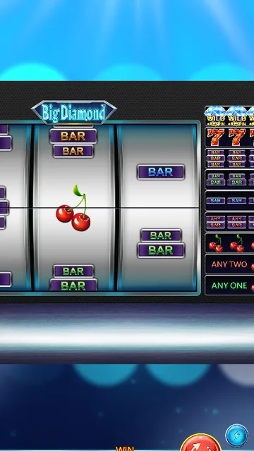 Skrin permainan Big Diamond di DragoonSoft BolehSpin