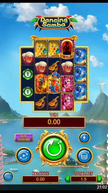 Dancing Samba game screen on DragoonSoft at BolehSpin
