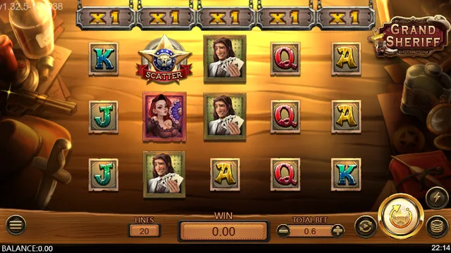 Grand Sheriff game screen on DragoonSoft at BolehSpin