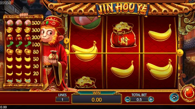 Skrin permainan Jin Hou Ye di DragoonSoft BolehSpin