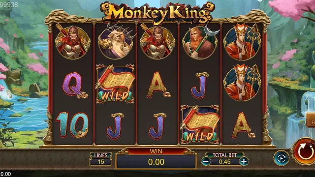 Monkey King game screen on DragoonSoft at BolehSpin