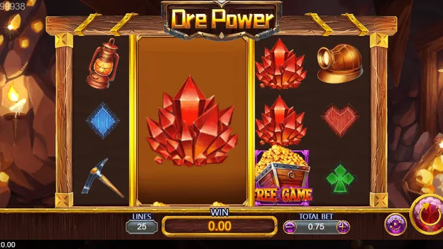 Ore Power game screen on DragoonSoft at BolehSpin