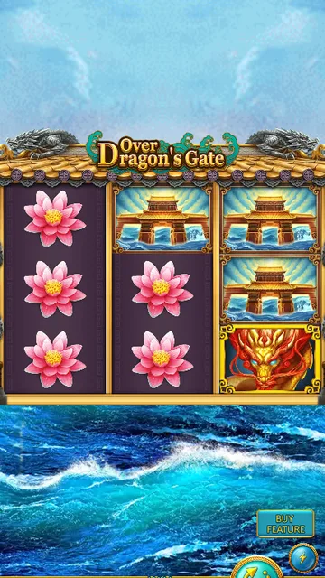 Skrin permainan Over Dragon's Gate di DragoonSoft BolehSpin