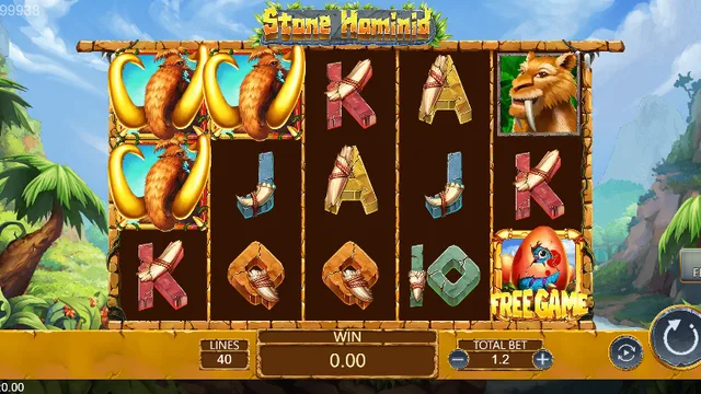 Stone Hominid game screen on DragoonSoft at BolehSpin