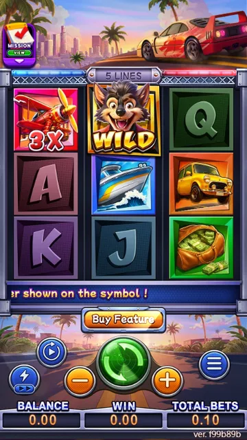 Bad Rich Wolf game screen on FaChai at BolehSpin