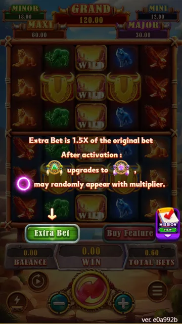 Buffalo Ways game screen on FaChai at BolehSpin