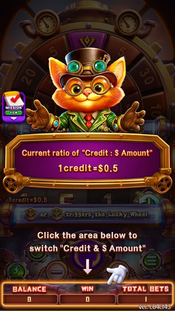 Catla's Money Machine game screen on FaChai at BolehSpin