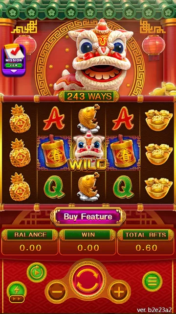 Skrin permainan Chinese New Year di FaChai BolehSpin