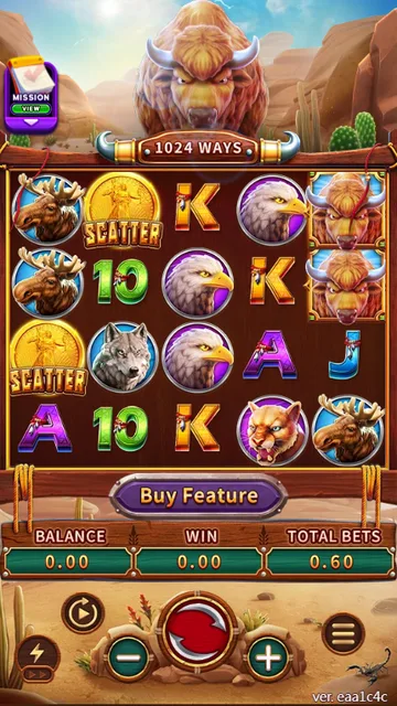 Crazy Buffalo game screen on FaChai at BolehSpin