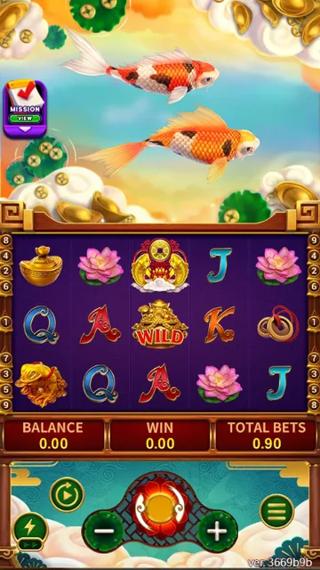 Skrin permainan Fortune Koi di FaChai BolehSpin