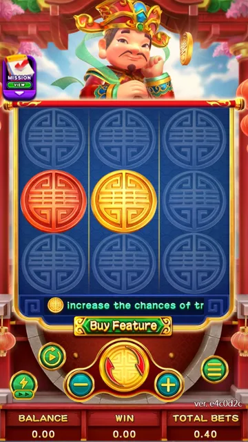 Skrin permainan Lucky Fortunes 3x3 di FaChai BolehSpin