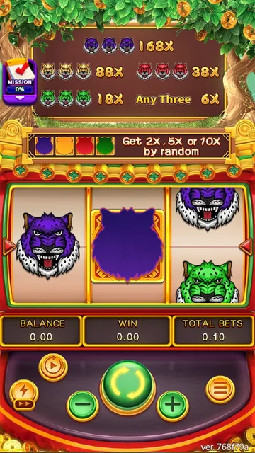 Luxury Golden Panther game screen on FaChai at BolehSpin