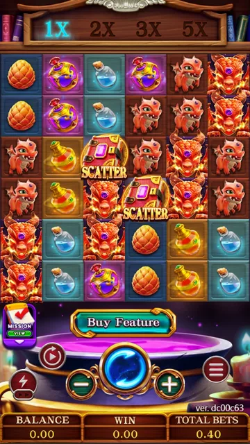 Skrin permainan Merge Magic di FaChai BolehSpin
