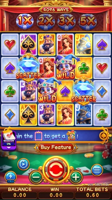 Skrin permainan Poker Win 2 di FaChai BolehSpin