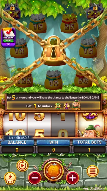 Skrin permainan Robin Hood di FaChai BolehSpin