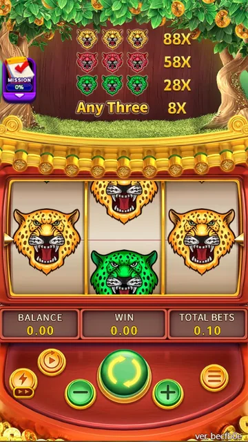 The Golden Panther game screen on FaChai at BolehSpin