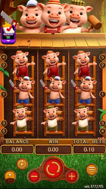 Three Little Pigs game screen on FaChai at BolehSpin