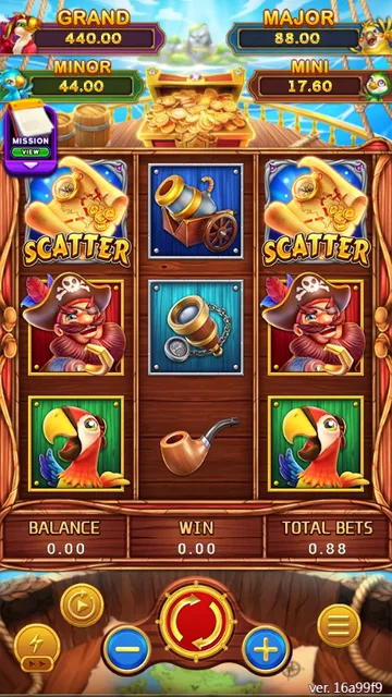 Treasure Cruise game screen on FaChai at BolehSpin