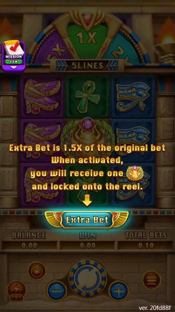 Skrin permainan Treasure Raiders di FaChai BolehSpin