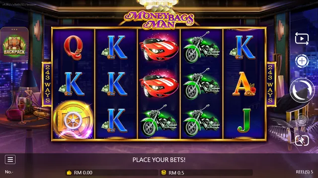 Moneybags Man game screen on JDB at BolehSpin