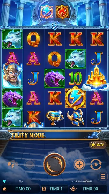 Skrin permainan Ragnarok : Thor VS Loki di JDB BolehSpin