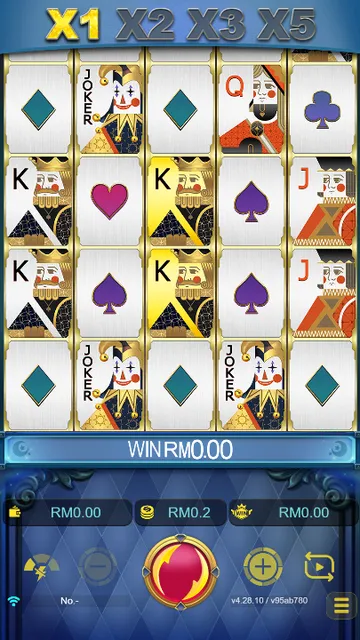 Skrin permainan Trump Card di JDB BolehSpin