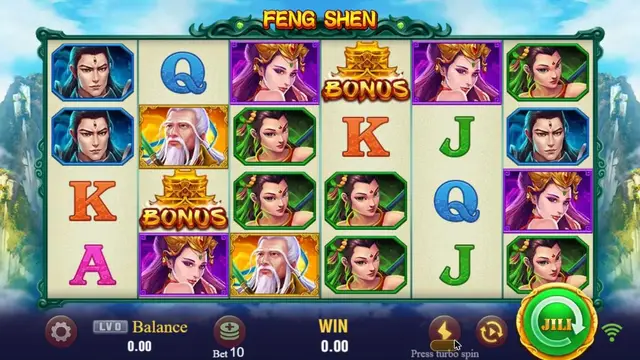 Skrin permainan Fengshen di JILI BolehSpin