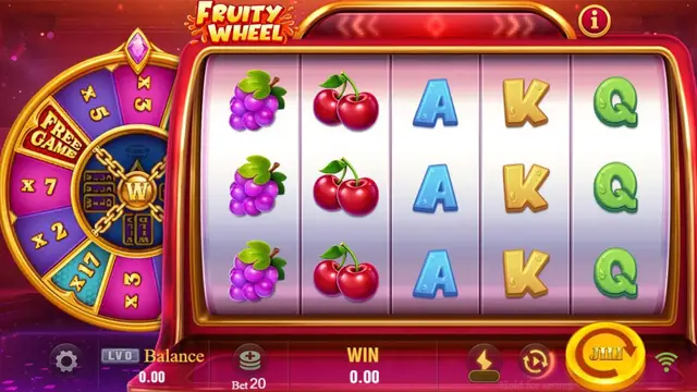 Fruity Wheel game screen on JILI at BolehSpin