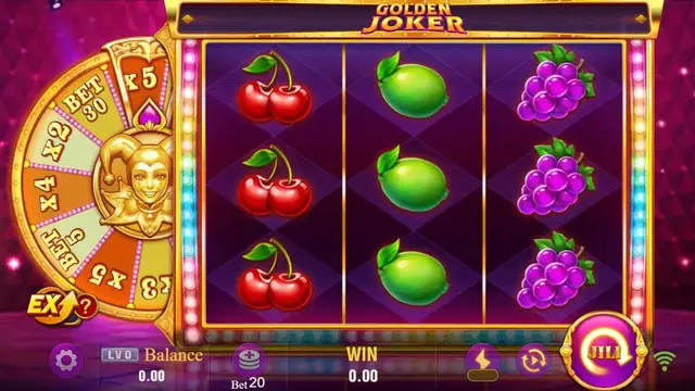 Skrin permainan Golden Joker di JILI BolehSpin
