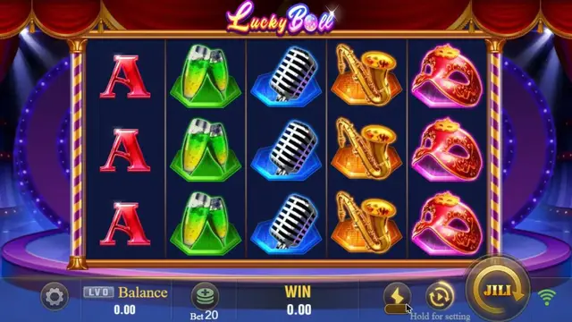 BolehSpin JILI 里的 Lucky Ball 游戏画面