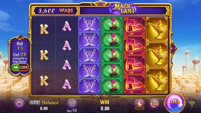 Skrin permainan Magic Lamp di JILI BolehSpin