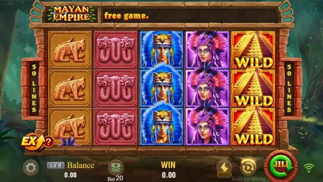 Skrin permainan Mayan Empire di JILI BolehSpin