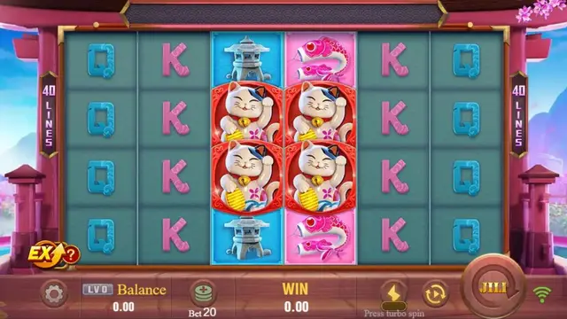 Neko Fortune game screen on JILI at BolehSpin