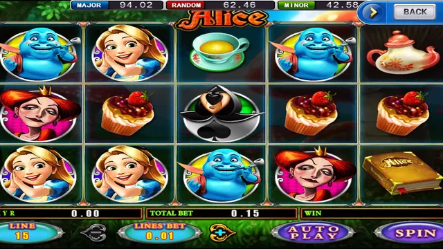 Alice game screen on KISS H5 at BolehSpin