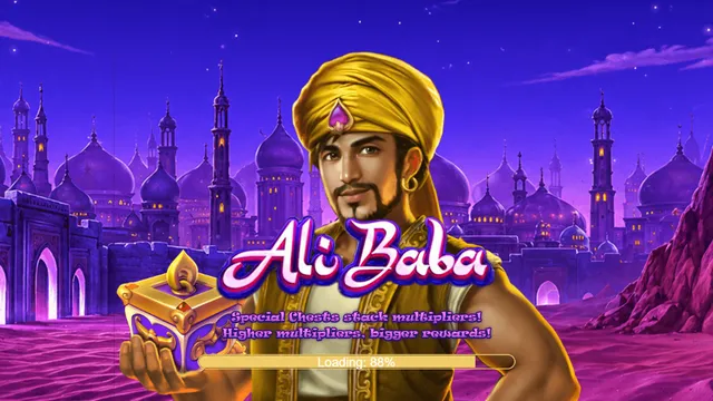 Skrin permainan Ali Baba di Lucky365 BolehSpin