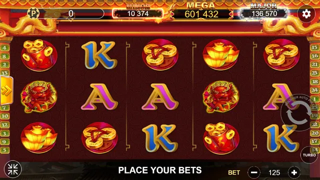 Skrin permainan Big Money di Lucky365 BolehSpin
