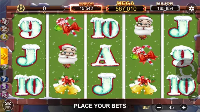 Skrin permainan Christmas di Lucky365 BolehSpin