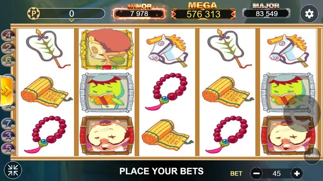 Skrin permainan Crazy Monkey di Lucky365 BolehSpin