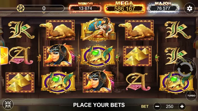 EgyptQueen game screen on Lucky365 at BolehSpin