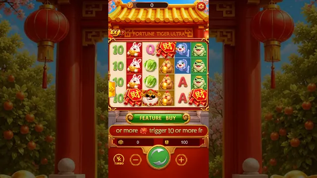 Skrin permainan Fortune Tiger Ultra di Lucky365 BolehSpin